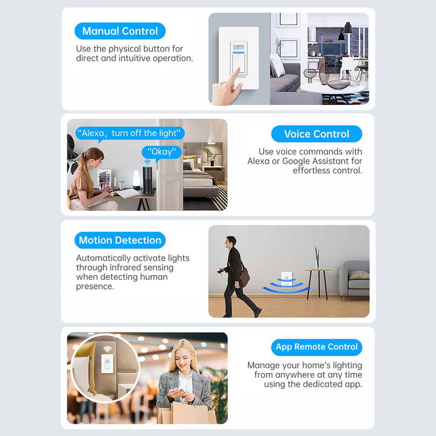 MotionControl 3-Way Smart Switch
